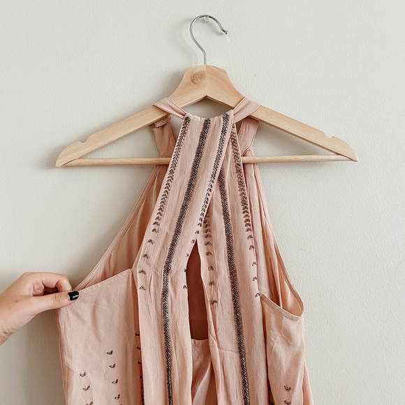 FREE PEOPLE • Shine beaded halter top - Picture 3 of 6